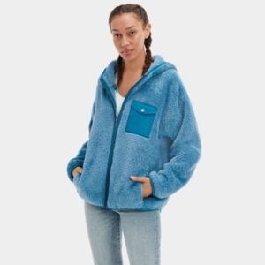UGG Cozy Blue Fleece Jacket
